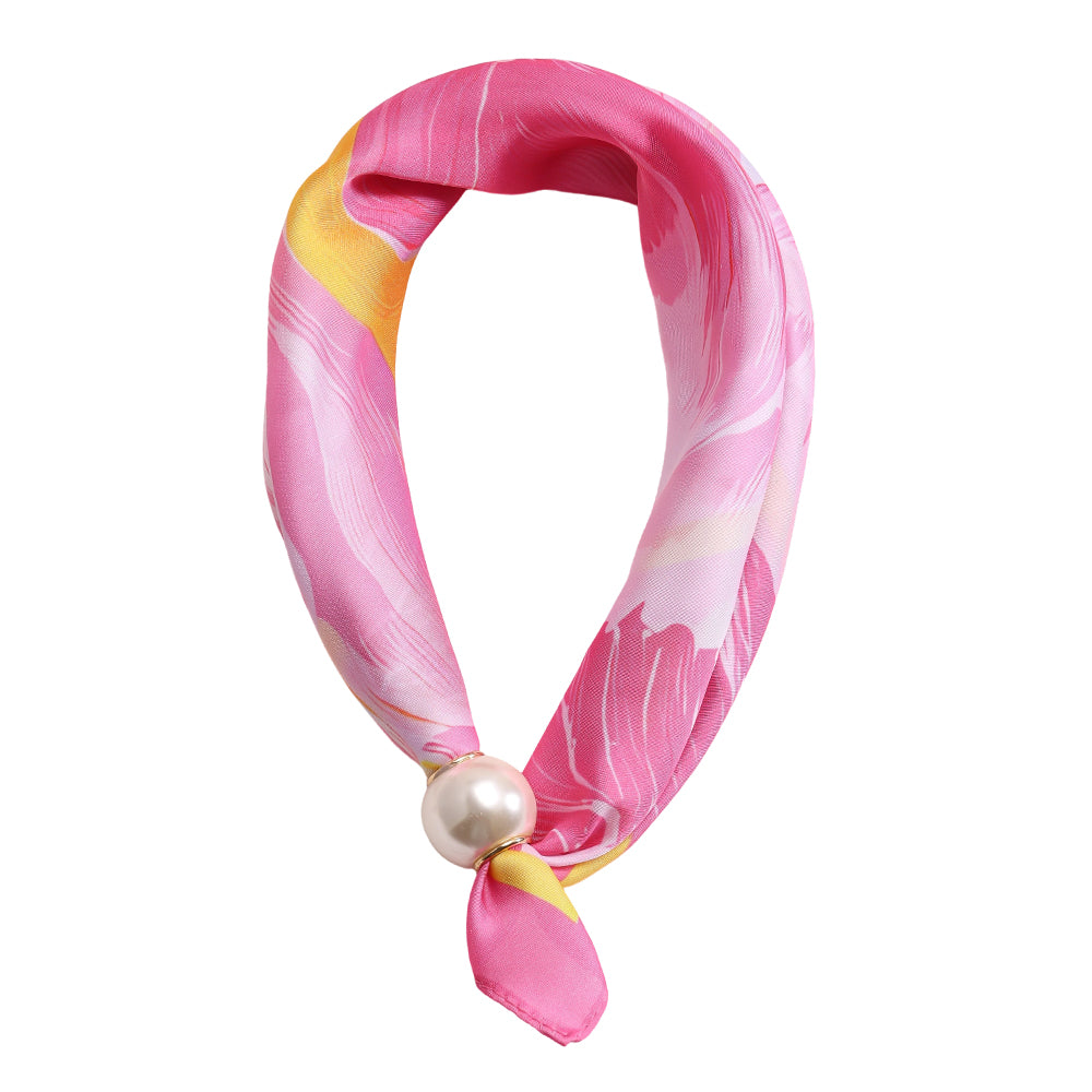 TODI Schal - Perlen Schal Rosa Muster