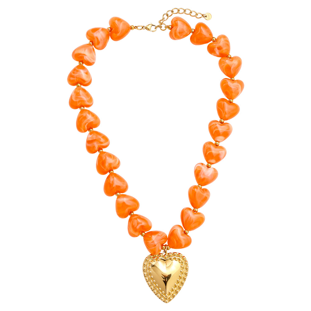AIRUNO Halskette Orange