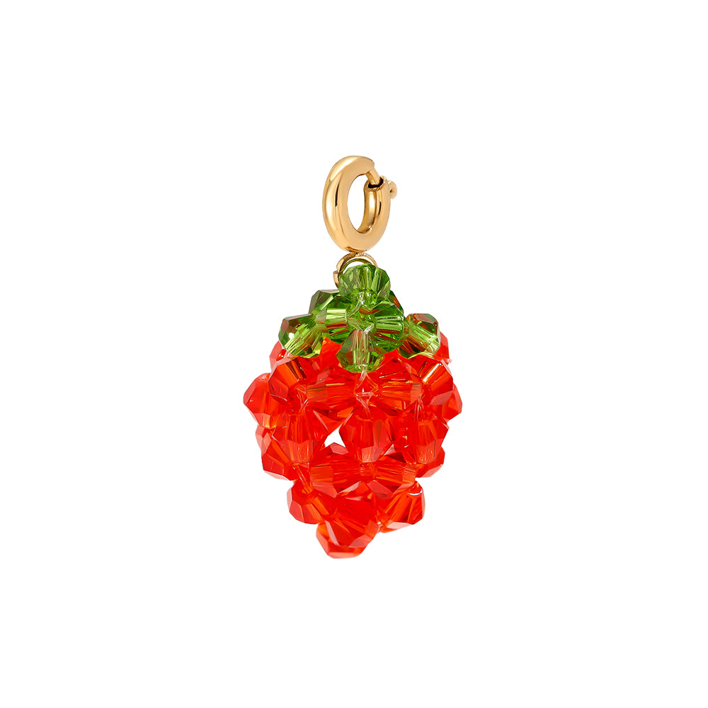 CHIARAVALLE Charm Gold - Erdbeer