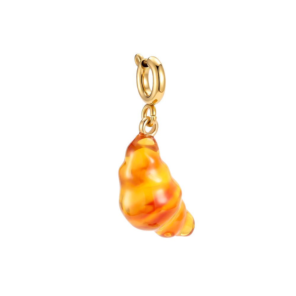 ANFO Modular Charm - Edelstahl Pendant 25mm Croissant Ansicht 2
